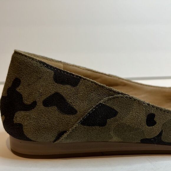 Lucky Brand Camo Green Suede Flats Shoes Size 8‎ - Picture 6 of 13